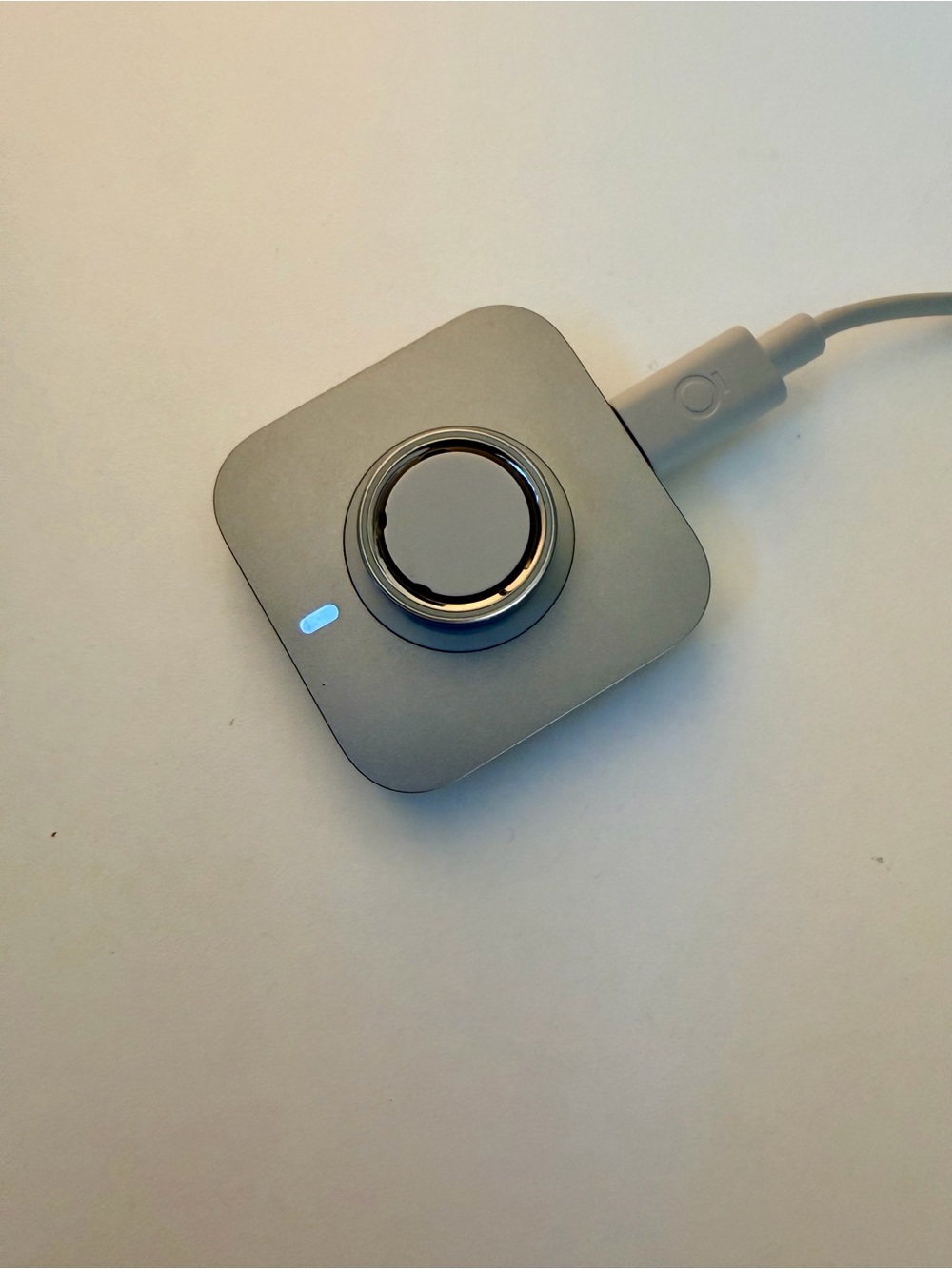 Oura ring 4 brushed silver size 7